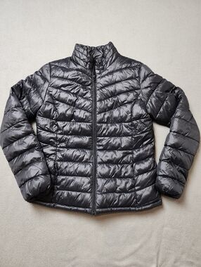 George Puffer Jacket Black Size Medium